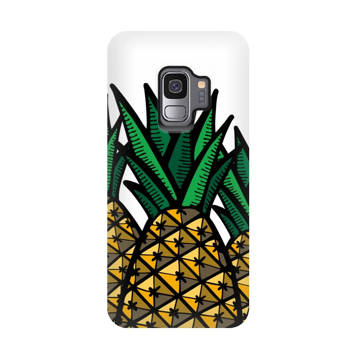 Galaxy S9 StrongFit Pineapple Field by Majoih