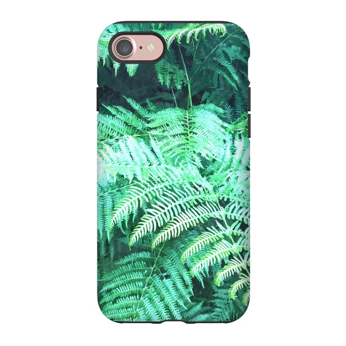 iPhone 7 StrongFit Fern Tropical Leaves by Alemi