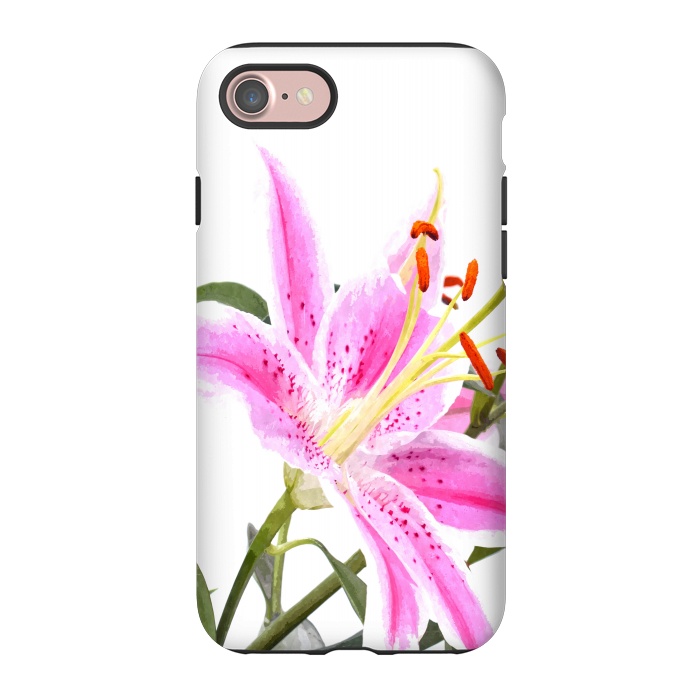 iPhone 7 StrongFit Pink Lily by Alemi