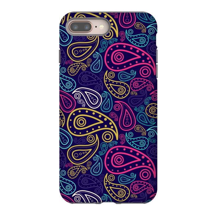iPhone 7 plus StrongFit Paisley by TMSarts