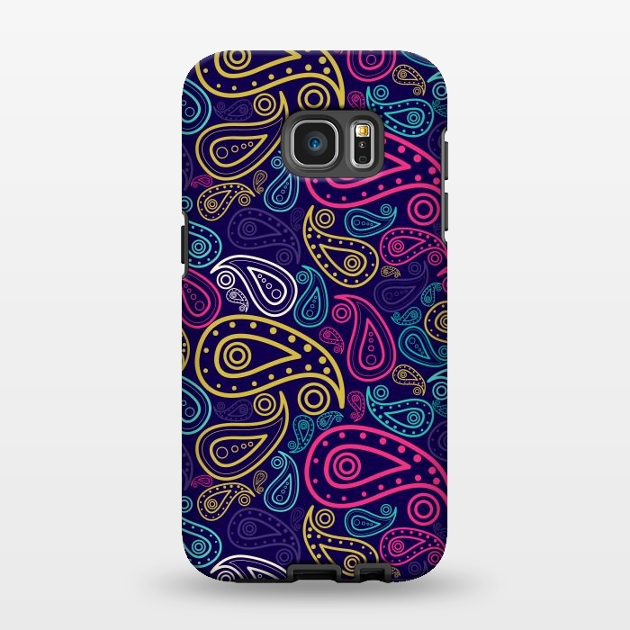 Galaxy S7 EDGE StrongFit Paisley by TMSarts