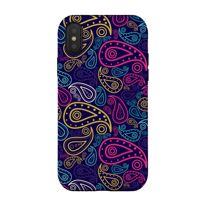 iPhone Xs / X StrongFit Paisley by TMSarts