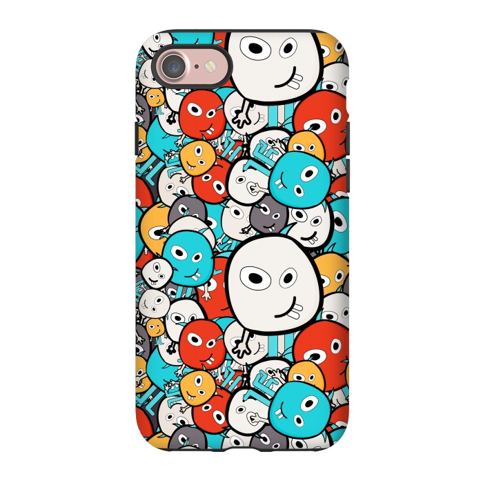 iPhone 7 StrongFit colorful monsters by TMSarts