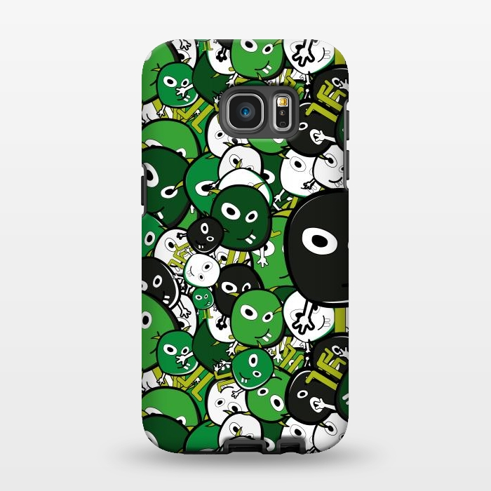 Galaxy S7 EDGE StrongFit green monsters by TMSarts