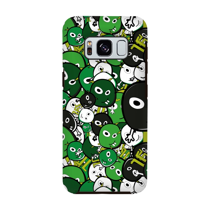 Galaxy S8 StrongFit green monsters by TMSarts