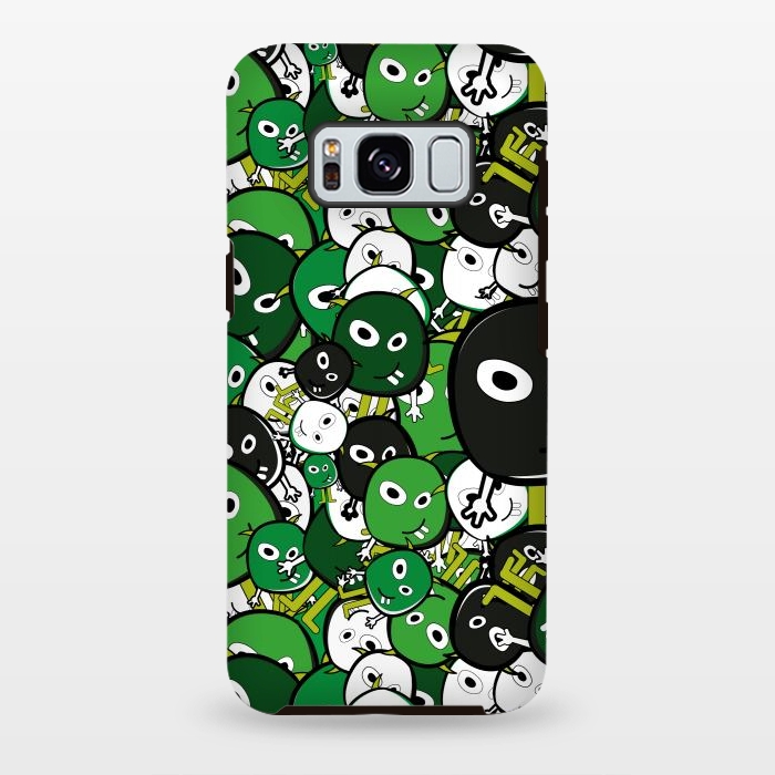 Galaxy S8 plus StrongFit green monsters by TMSarts