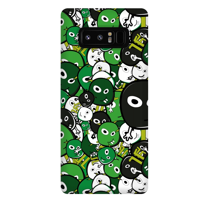 Galaxy Note 8 StrongFit green monsters by TMSarts