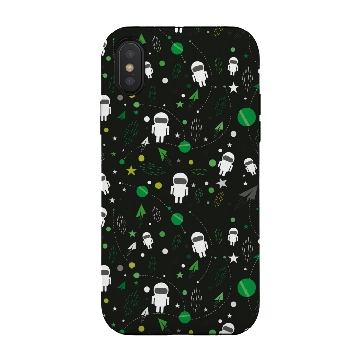 iPhone Xs / X StrongFit Astronauts by TMSarts