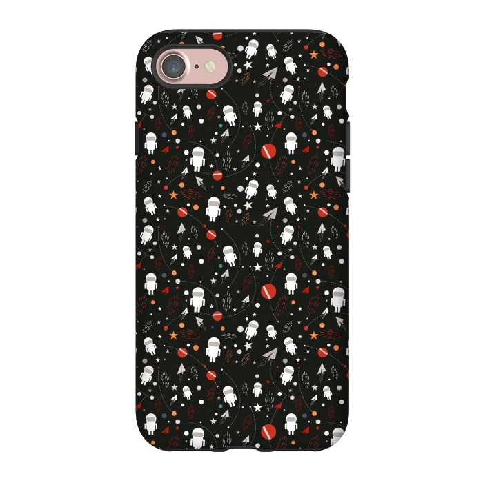 iPhone 7 StrongFit cartoon space pattern by TMSarts