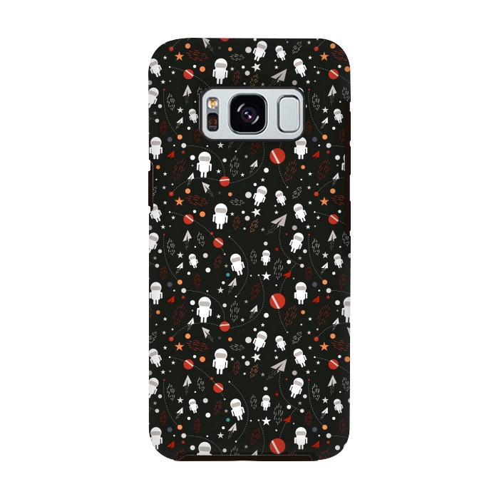Galaxy S8 StrongFit cartoon space pattern by TMSarts