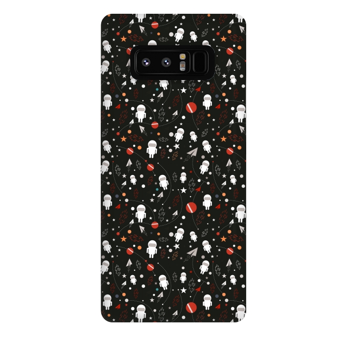 Galaxy Note 8 StrongFit cartoon space pattern by TMSarts