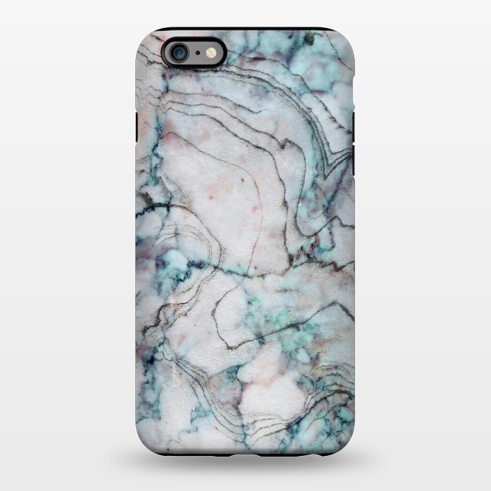 iPhone 6/6s plus StrongFit Teal and gray marble by  Utart