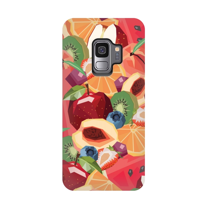 Galaxy S9 StrongFit TuttiFrutti by Diana Guedez