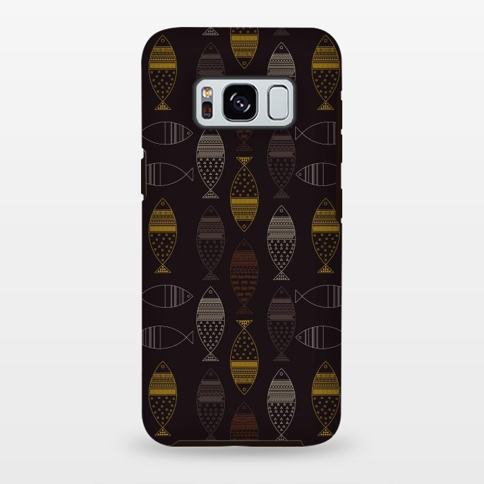 Galaxy S8 plus StrongFit tribal fish by TMSarts