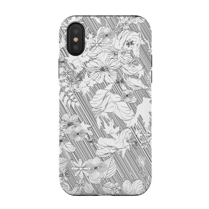 iPhone Xs / X StrongFit My Garden Flowers 2 by Bledi