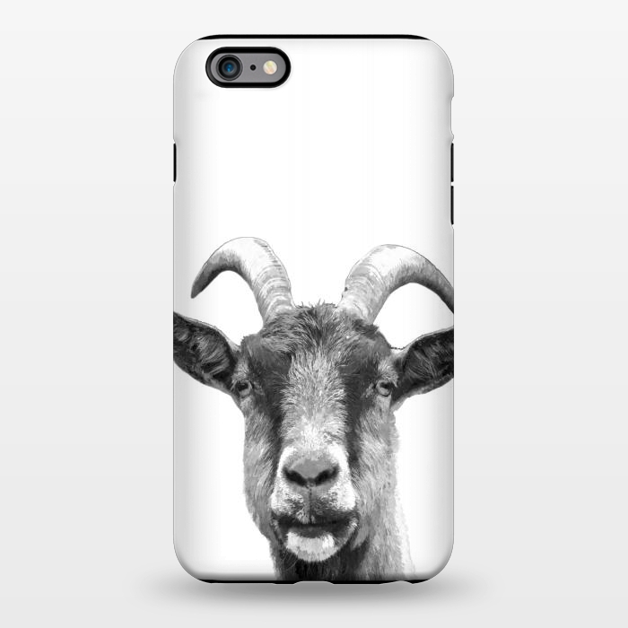 iPhone 6/6s plus StrongFit Black and White Goat Portrait by Alemi