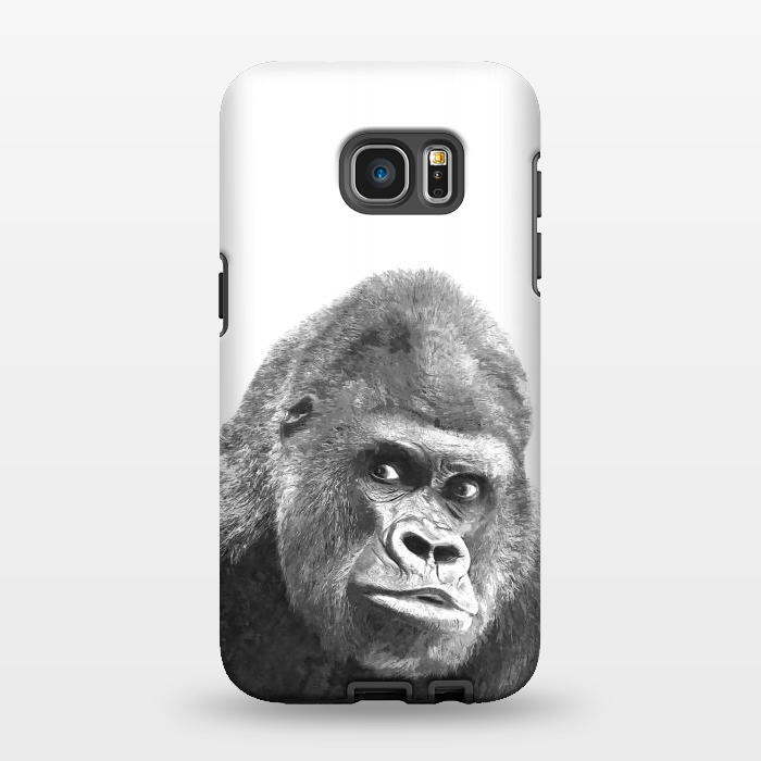 Galaxy S7 EDGE StrongFit Black and White Gorilla by Alemi