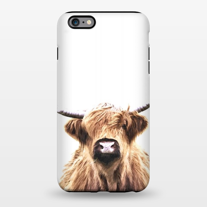 iPhone 6/6s plus StrongFit Highland Cow Portrait by Alemi