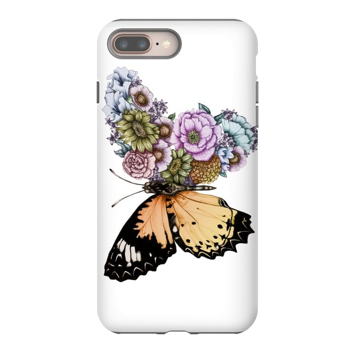 iPhone 7 plus StrongFit Butterfly in Bloom II by ECMazur 
