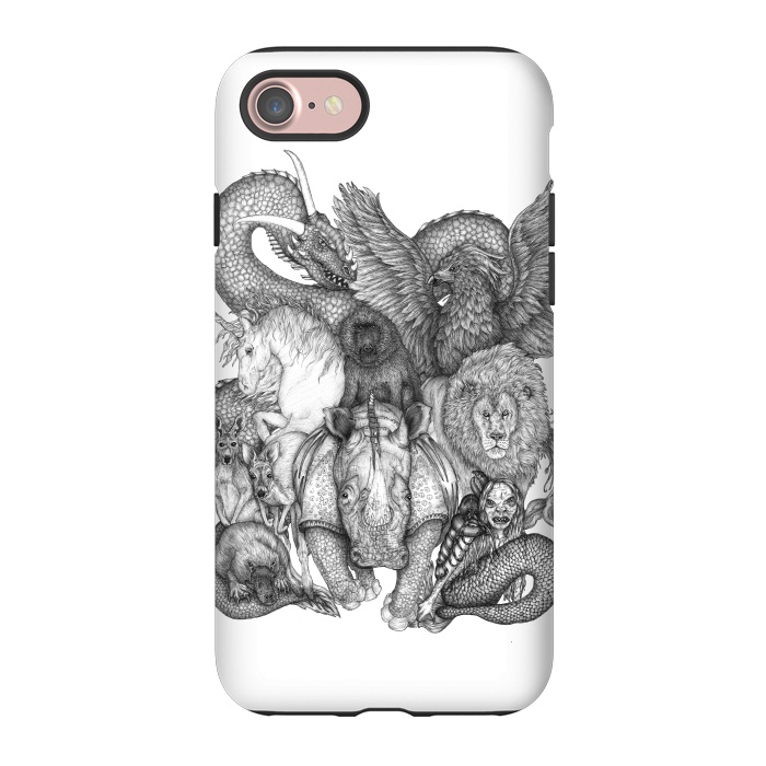 iPhone 7 StrongFit The Impossible Menagerie by ECMazur 