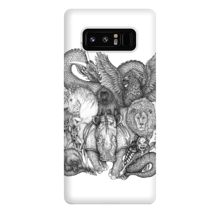 Galaxy Note 8 StrongFit The Impossible Menagerie by ECMazur 