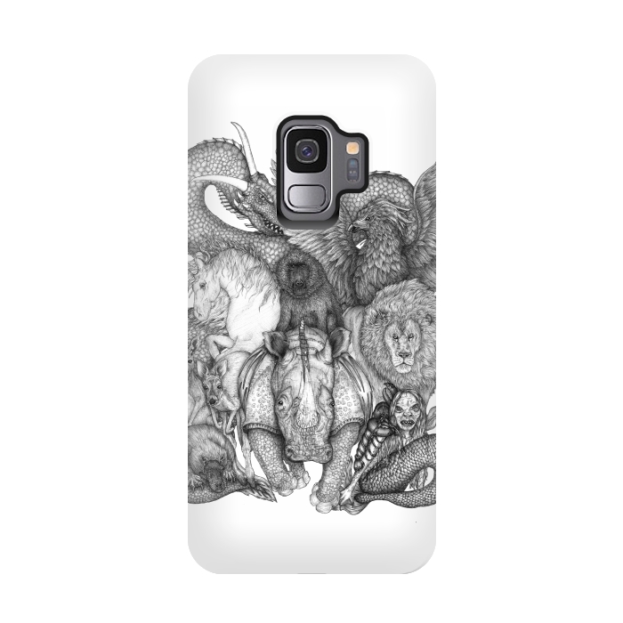 Galaxy S9 StrongFit The Impossible Menagerie by ECMazur 