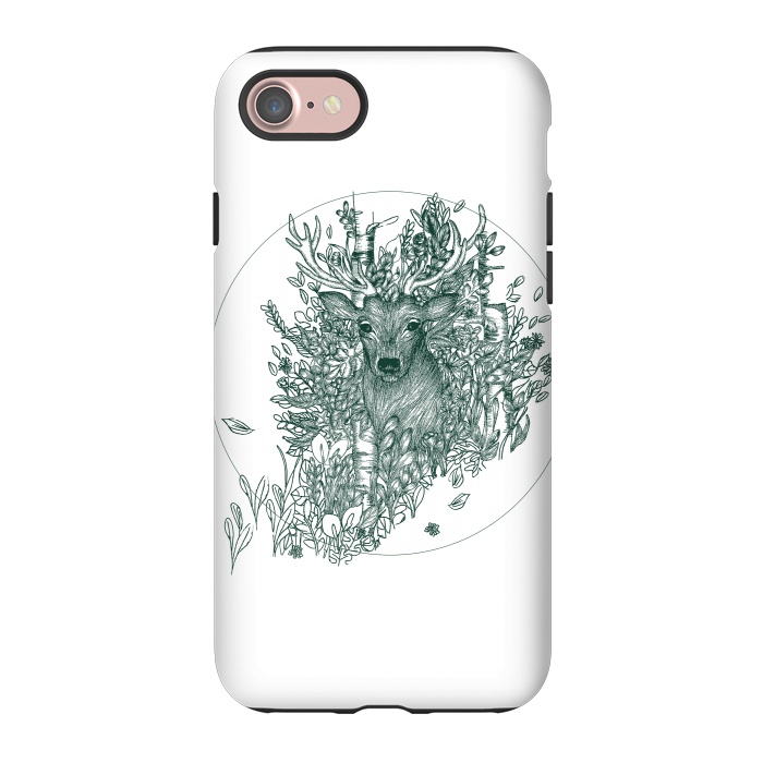 iPhone 7 StrongFit Stag and Forest by ECMazur 