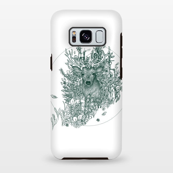 Galaxy S8 plus StrongFit Stag and Forest by ECMazur 