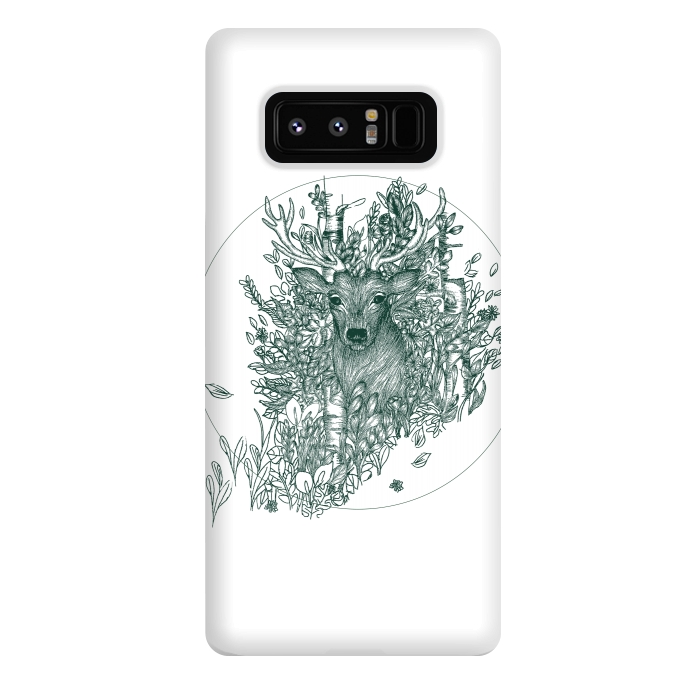 Galaxy Note 8 StrongFit Stag and Forest by ECMazur 