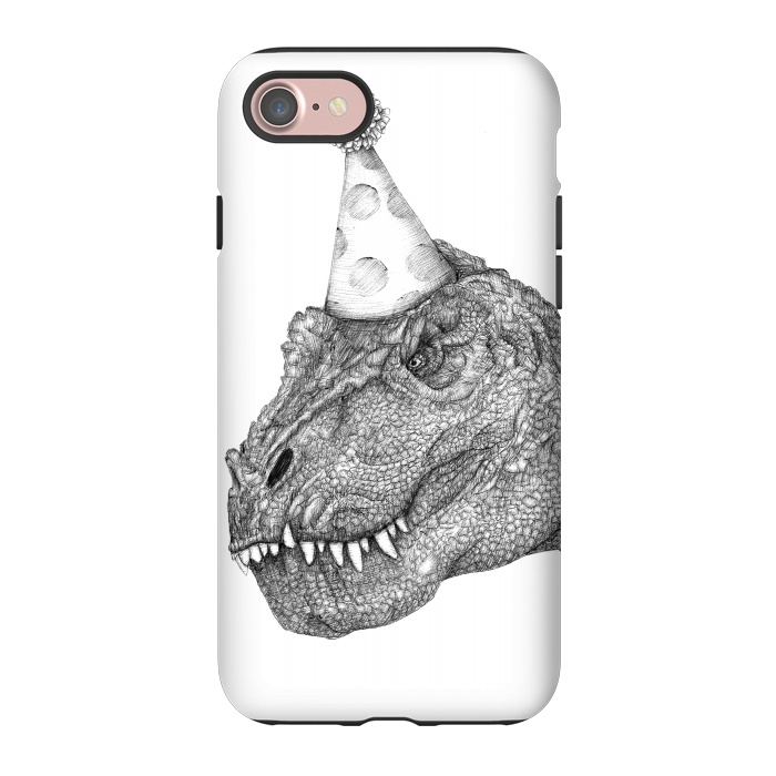 iPhone 7 StrongFit Party Dinosaur by ECMazur 