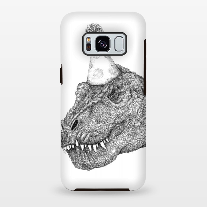 Galaxy S8 plus StrongFit Party Dinosaur by ECMazur 