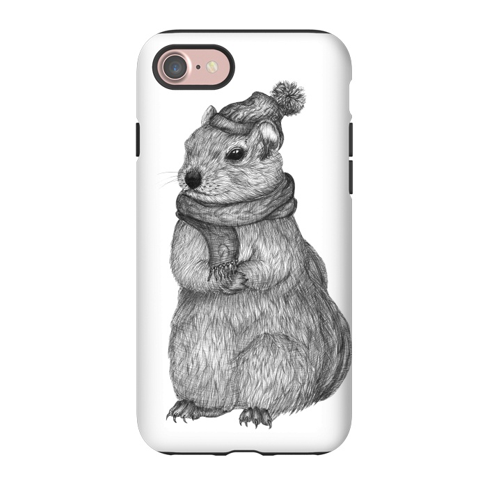 iPhone 7 StrongFit Chilly Chipmunk by ECMazur 