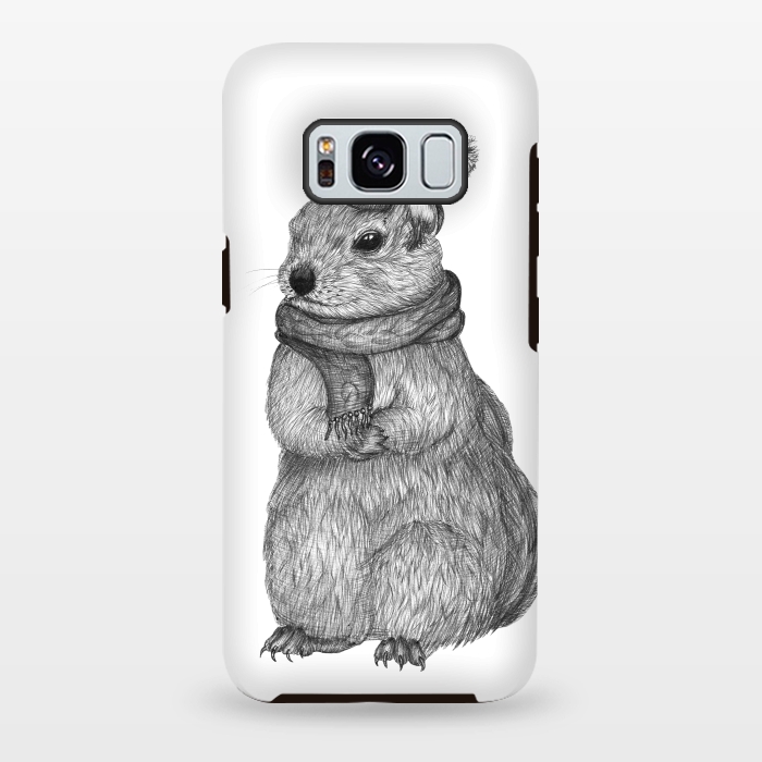 Galaxy S8 plus StrongFit Chilly Chipmunk by ECMazur 