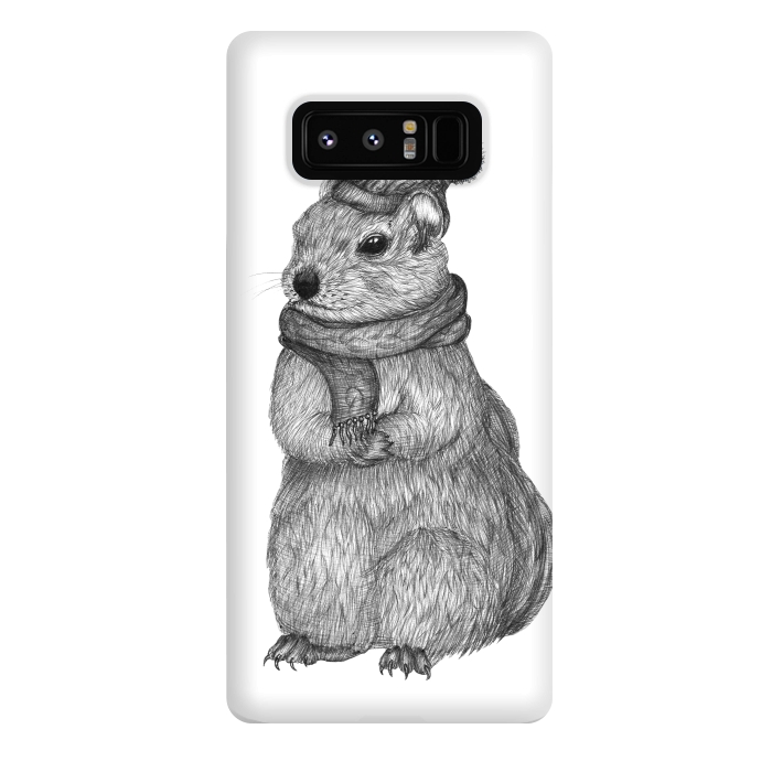 Galaxy Note 8 StrongFit Chilly Chipmunk by ECMazur 
