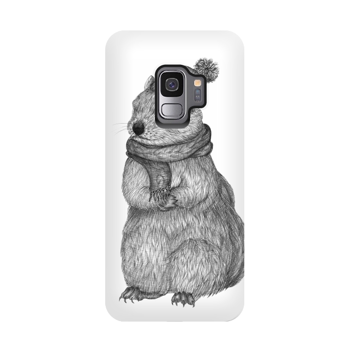 Galaxy S9 StrongFit Chilly Chipmunk by ECMazur 