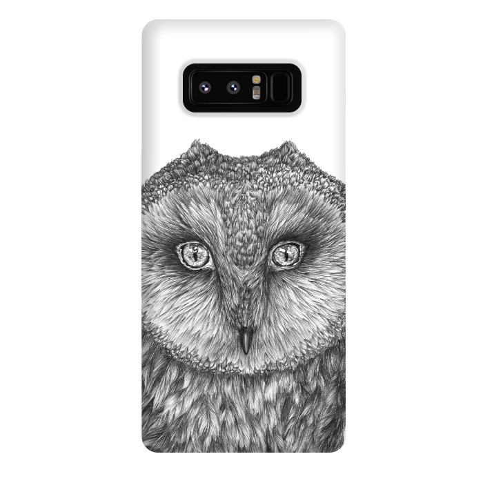 Galaxy Note 8 StrongFit Little Barn Owl by ECMazur 