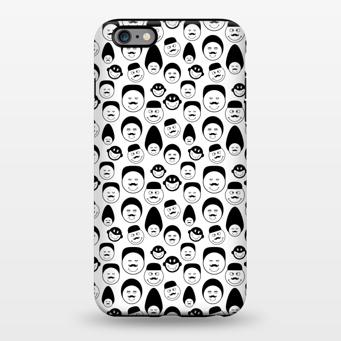 iPhone 6/6s plus StrongFit doodle faces by TMSarts