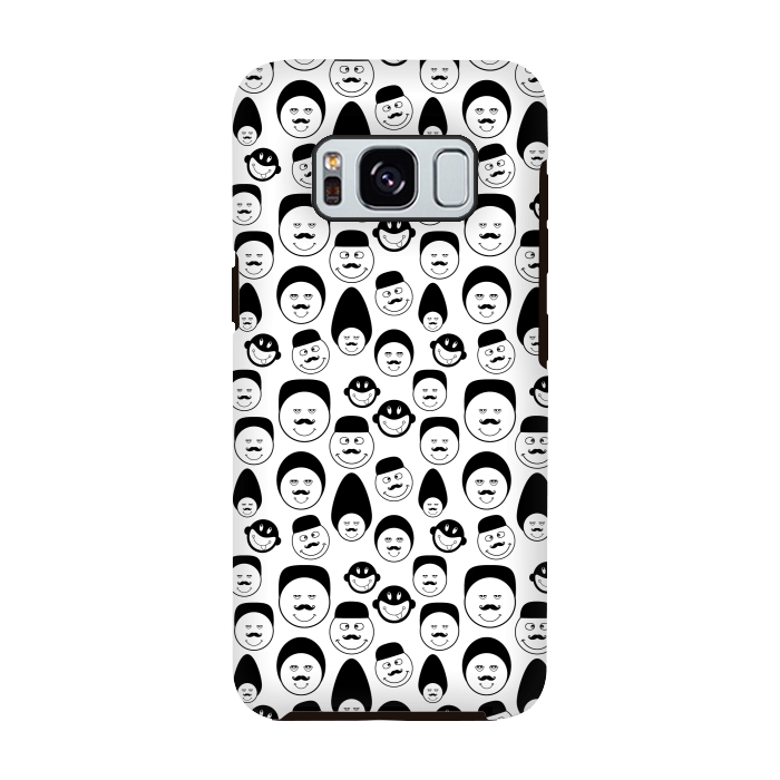 Galaxy S8 StrongFit doodle faces by TMSarts