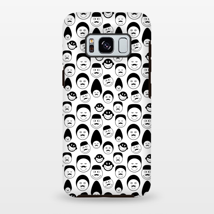 Galaxy S8 plus StrongFit doodle faces by TMSarts