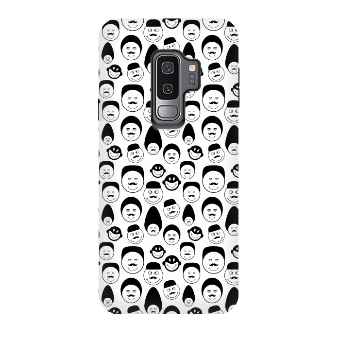 Galaxy S9 plus StrongFit doodle faces by TMSarts