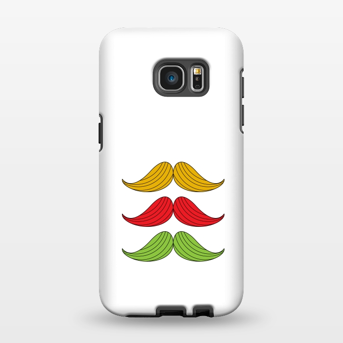 Galaxy S7 EDGE StrongFit mustache colors by TMSarts