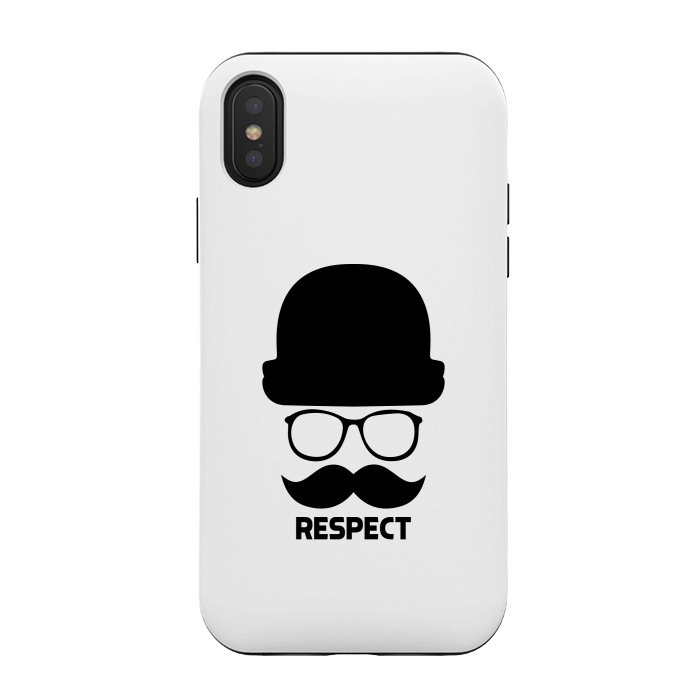 iPhone Xs / X StrongFit Respect by TMSarts