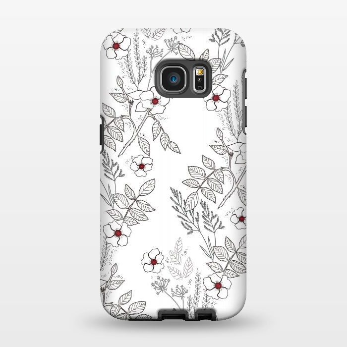 Galaxy S7 EDGE StrongFit Roses by Dunia Nalu