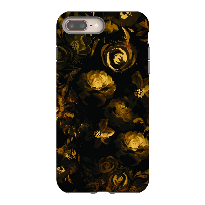 iPhone 7 plus StrongFit Different Watercolor Roses 4 by Bledi