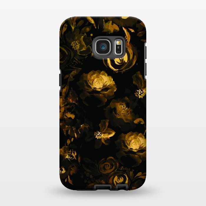 Galaxy S7 EDGE StrongFit Different Watercolor Roses 4 by Bledi
