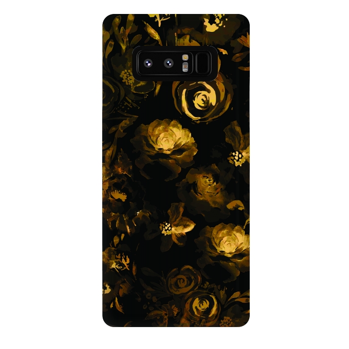 Galaxy Note 8 StrongFit Different Watercolor Roses 4 by Bledi