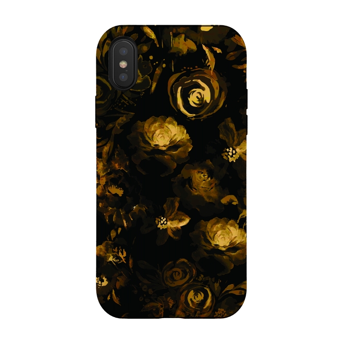iPhone Xs / X StrongFit Different Watercolor Roses 4 by Bledi