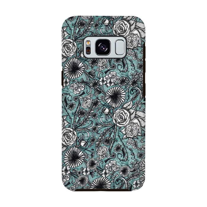Galaxy S8 StrongFit Flowers by Camila