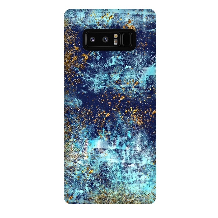 Galaxy Note 8 StrongFit Mermaid Seafoam at Night by  Utart