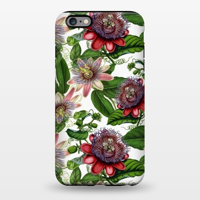 iPhone 6/6s plus StrongFit Colorful Vintage Passiflora Pattern by  Utart